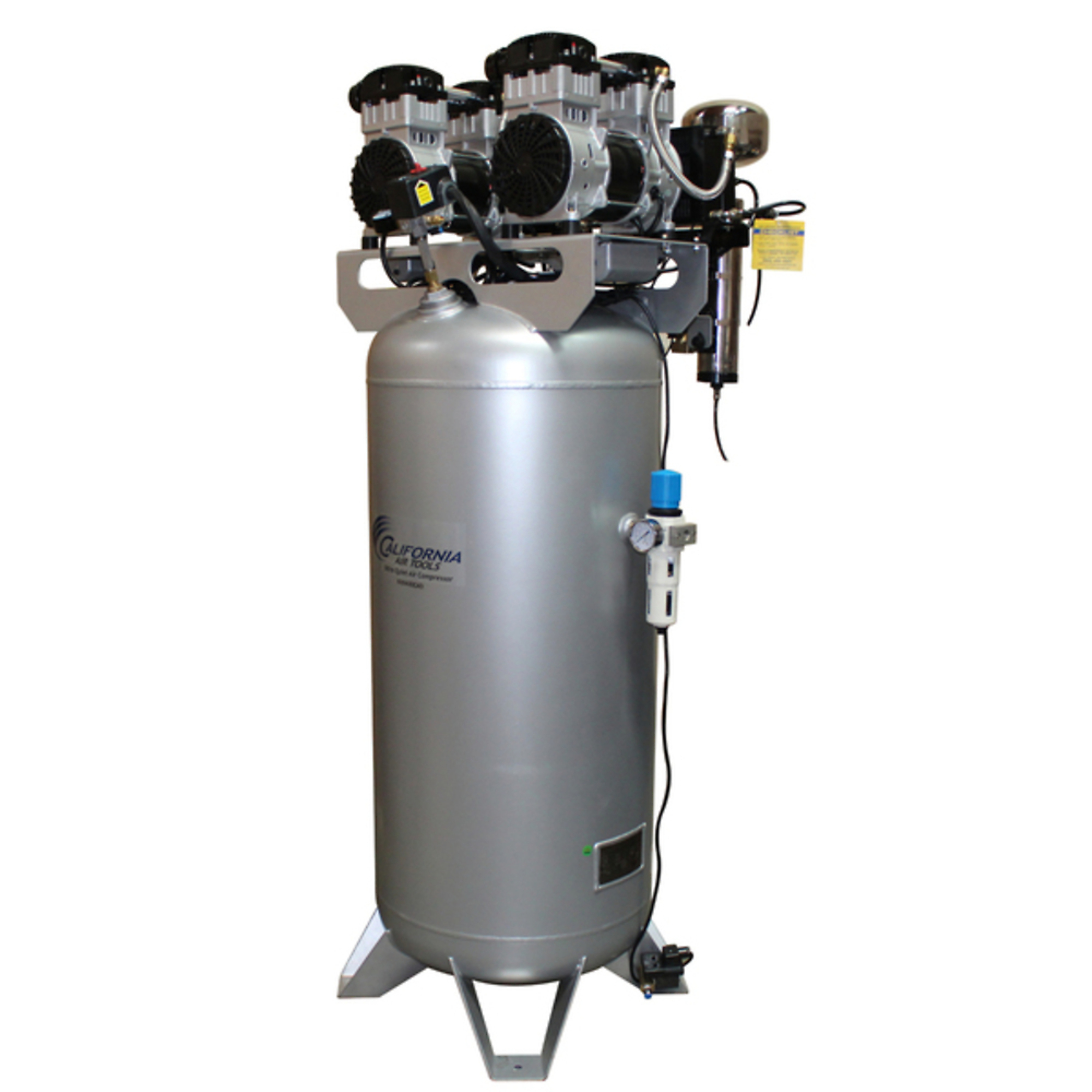 California Air Tools, 60 Gal 4 Hp Air Drying Automatic Drain, Horsepower 4 HP, Air Tank Size 60 Gal, Volts 220 Model# 60040DCAD